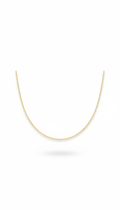 18k gold-plated minimalist chain necklace