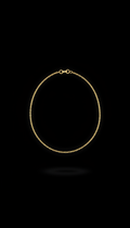 Dainty chain link bracelet in gold